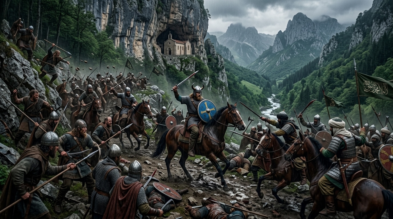 La Batalla de Covadonga